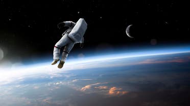 Astronaut Spacewalk  Space Exploration مشي في الفضاء رائد فضاء آي ستوك