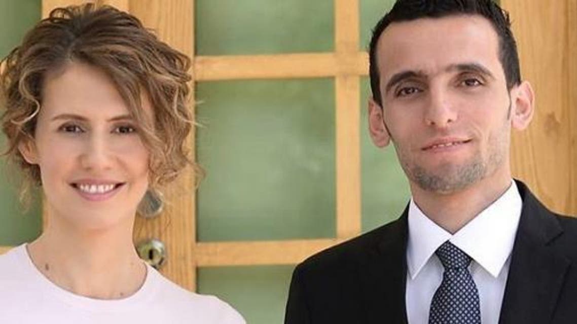 وسام الطير وزوجة رئيس النظام السوري بشار الأسد