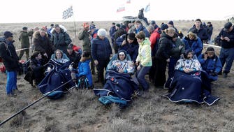 Multinational crew leave space station and head back to Earth
