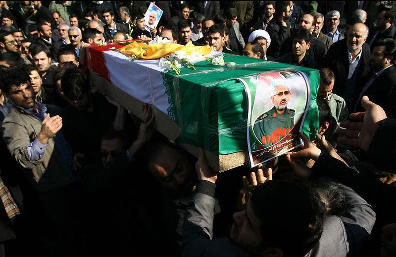 تشييع الجنرال حسن شاطري في طهران