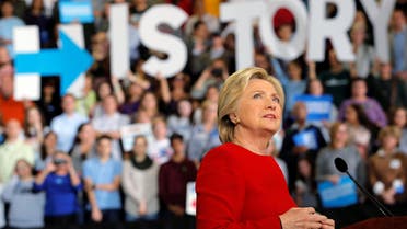 US Democratic presidential nominee Hillary Clinton speaks at a campaign rally in Raleigh, North Carolina, U.S. November 8, 2016, before the election November 8. (Reuters)