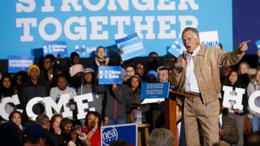 Virginia Gov. Terry McAuliffe, gestures as he speaks during a rally for Democratic vice presidential candidate US Sen. Tim Kaine, D-Va., in Richmond, Va., Monday, Nov. 7, 2016. (AP)