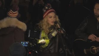 Madonna holds surprise concert for Clinton