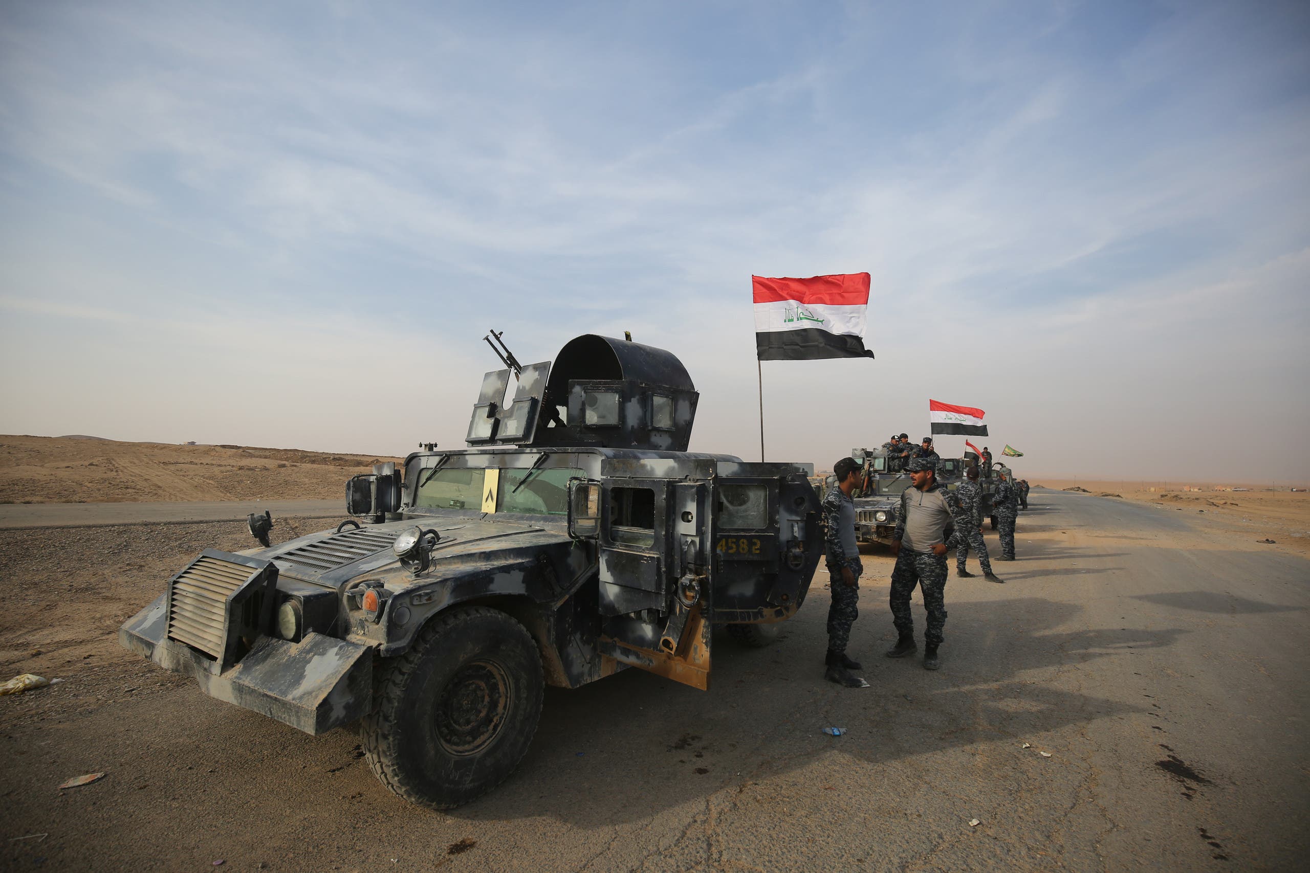 القوات العراقية جنوب الموصل
