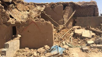 Marked by an X: Kurds destroying Arab homes