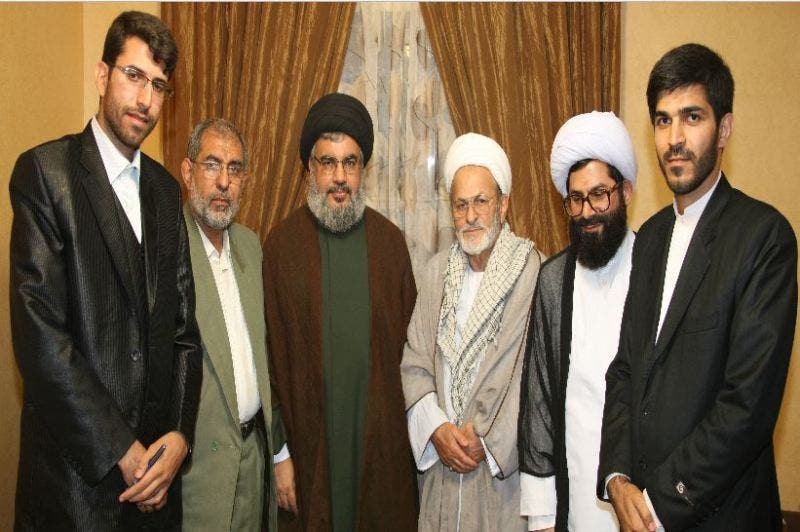Sheikh Jafar Shojooni in an earlier photo with Iranian President Hassan Rowhani. (Archies)