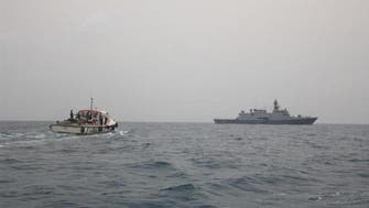 Arab coalition intercepts boats carrying weapons to Yemen