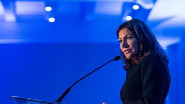 Paris Mayor Anne Hidalgo speaks after receiving the Green Diplomat of the Year Award during the fifth annual Diplomat of the Year Awards Dinner hosted by Foreign Policy November 17, 2016 AFP