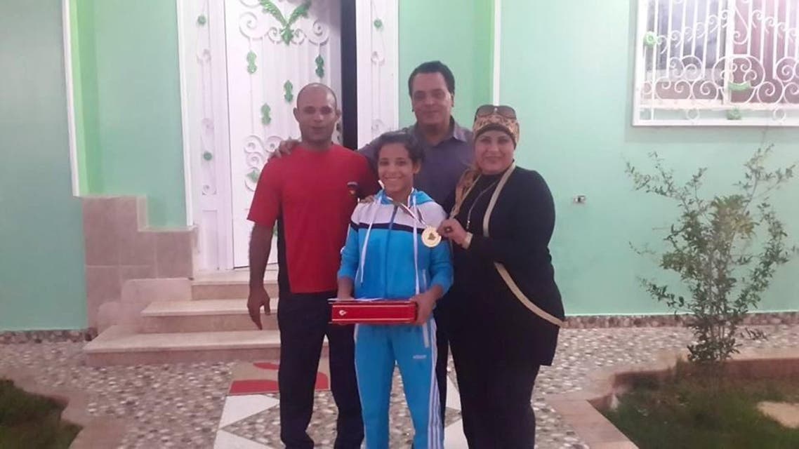 بطلة مصر في المصارعة النسائية ريم مجدي