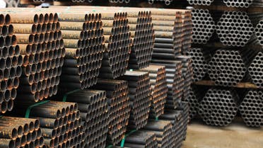 Steel pipes (Shutterstock)