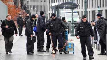 عناصر من الشرطة الألمانية في حالة تأهب في شوارع برلين (أرشيفية) police berlin germany