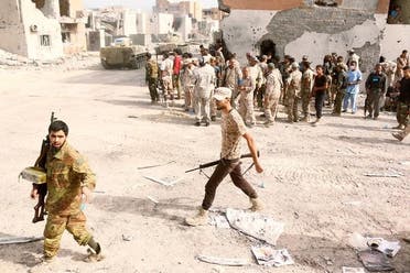 مقاتلون موالون لحكومة الوفاق الليبية في سرت