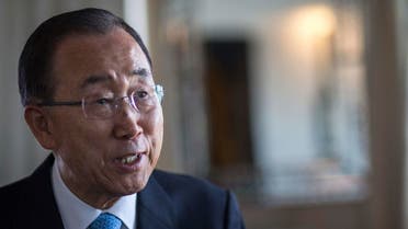 United Nations Secretary-General Ban Ki-moon speaks to the Associated Press during an interview, in Marrakech, Morocco, Wednesday, Nov. 16, 2016. (AP Photo/Mosa'ab Elshamy)