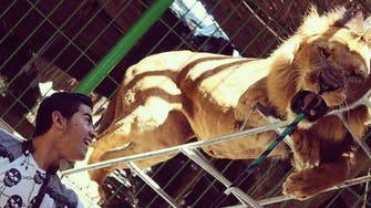 New photos of Lion tamer mauled to death in Egypt circus attack