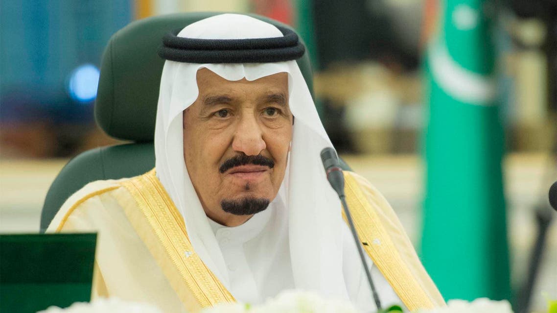 A handout picture provided by the Saudi Royal Palace on May 1, 2016 shows Saudi King Salman bin Abdulaziz al-Saud during a meeting with Turkmen President in Riyadh. BANDAR AL-JALOUD / Saudi Royal Palac / AFP