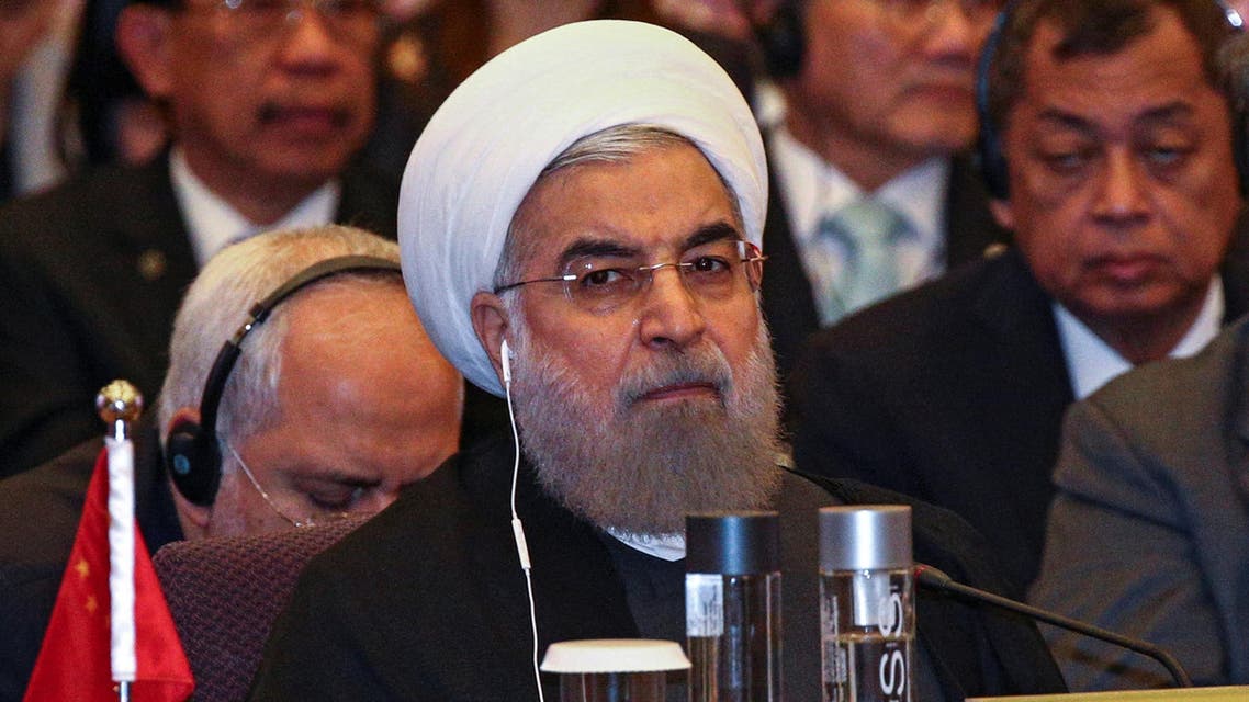 ran's President Hassan Rouhani attends a meeting during the Asia Cooperation Dialogue (ACD) summit at the Foreign Ministry in Bangkok, Thailand, October 10, 2016. REUTERS
