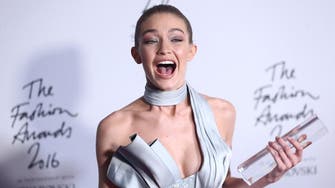 Gigi Hadid crowned model of year at Fashion Awards
