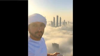 Dubai Crown Prince snaps from above the clouds