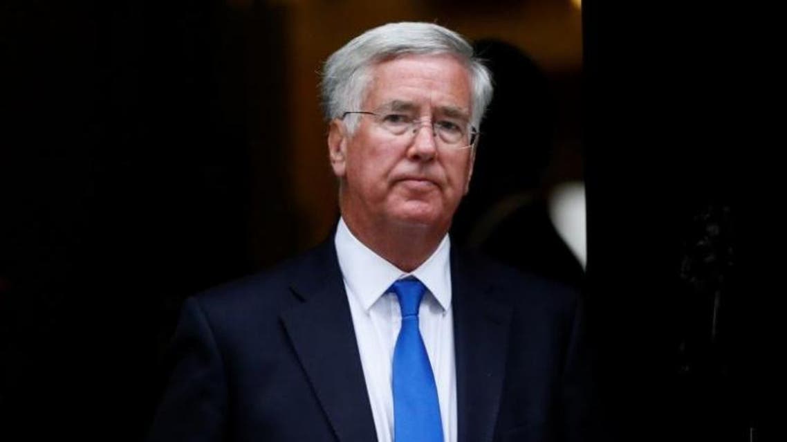 Britain’s Secretary of State for Defence Michael Fallon leaves after attending a cabinet meeting at Number 10 Downing Street in London, on September 8, 2015. (Reuters)