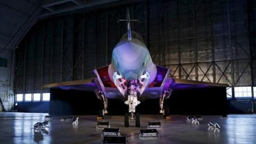 A Lockheed Martin F-35 Lightning II fighter jet is seen in its hanger at Patuxent River Naval Air Station in Maryland October 28, 2015. REUTERS