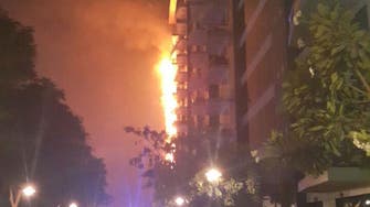 Fire breaks out at 14-storey apartment building in Dubai 
