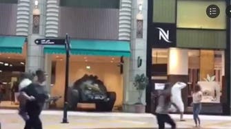 Why did this army tank storm into a Dubai mall?