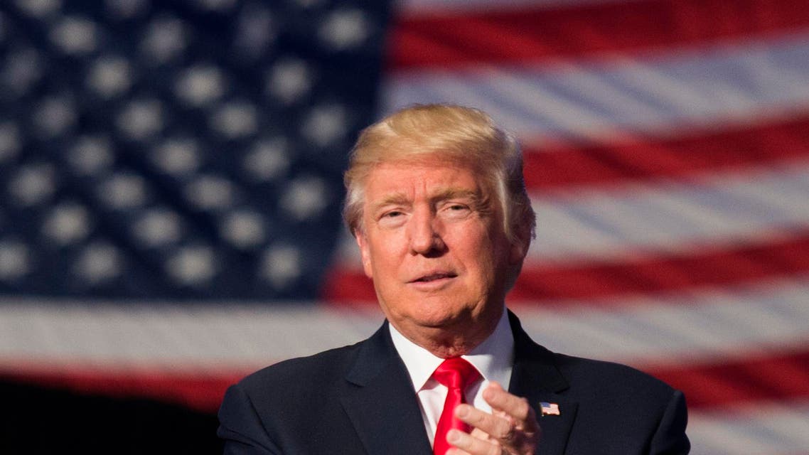President-elect Donald Trump arrives to speak at a USA Thank You Tour 2016 at the Giant Center on December 15, 2016 in Hershey, Pennsylvania. Don EMMERT / AFP