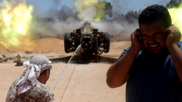 Libyan forces allied with the U.N.-backed government fire a 122 MM artillery towards ISIS fighters positions in Sirte, Libya, July 24, 2016. (Reuters)