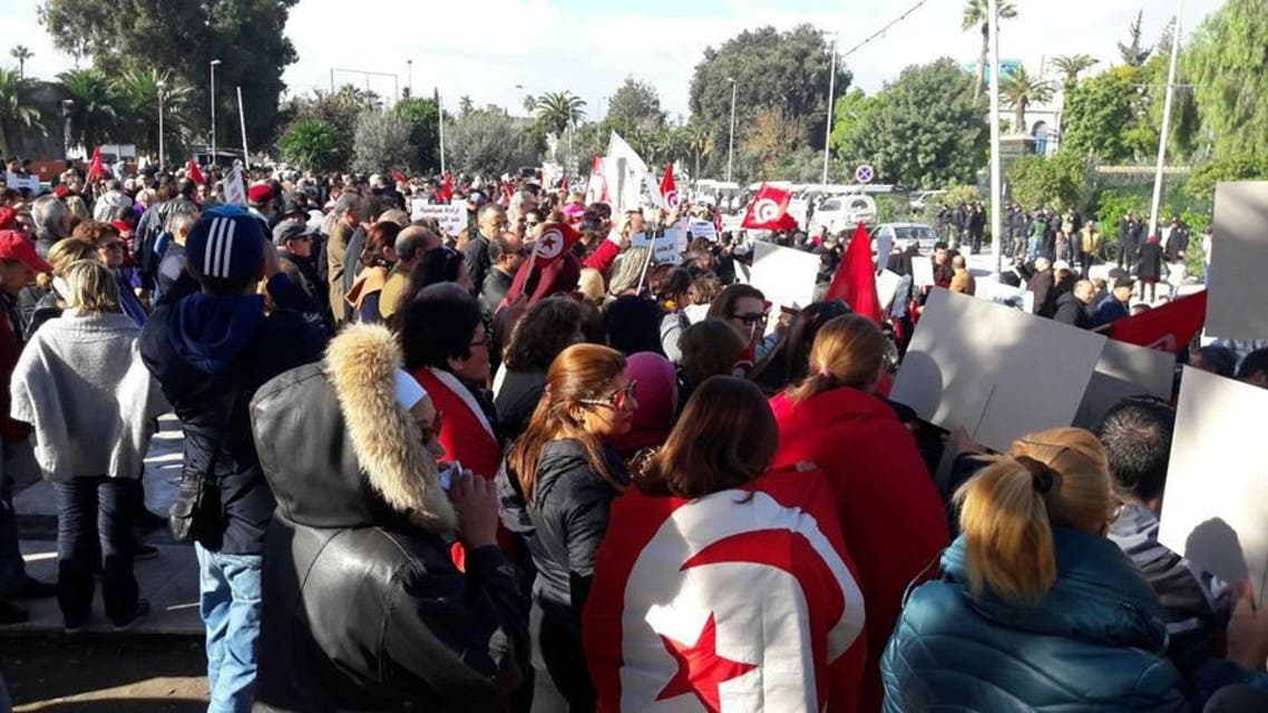 مسيرة شعبية اليوم أمام البرلمان التونسي منددة بعودة الارهابيين