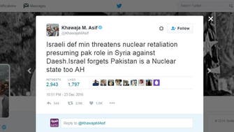 Fake news story sets off Israel-Pakistan Twitter feud