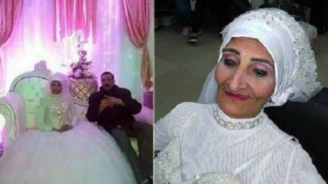 مسنة مصرية احتفلت بـ"زفافها"