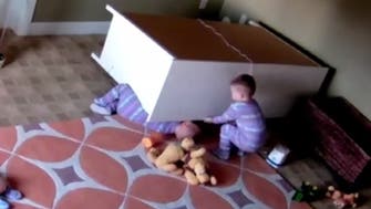 Boy, 2, saves twin from under fallen dresser 