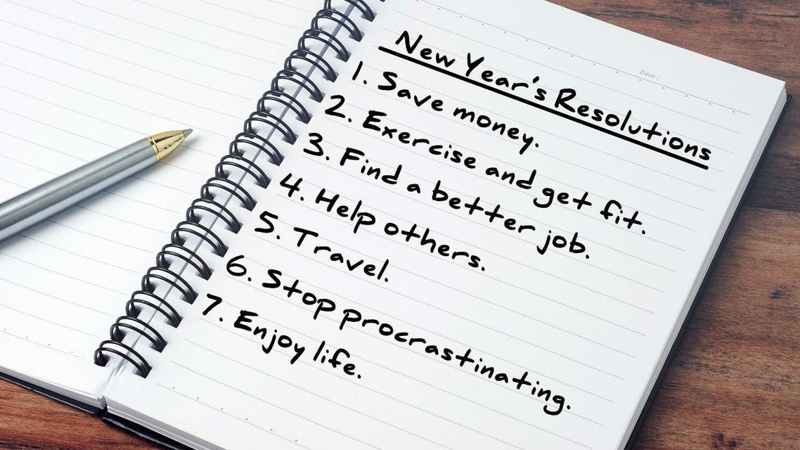 New Year resolutions (Shutterstock)