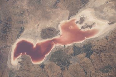 بحيرة أرومية في إيران 12 سبتمبر 2016