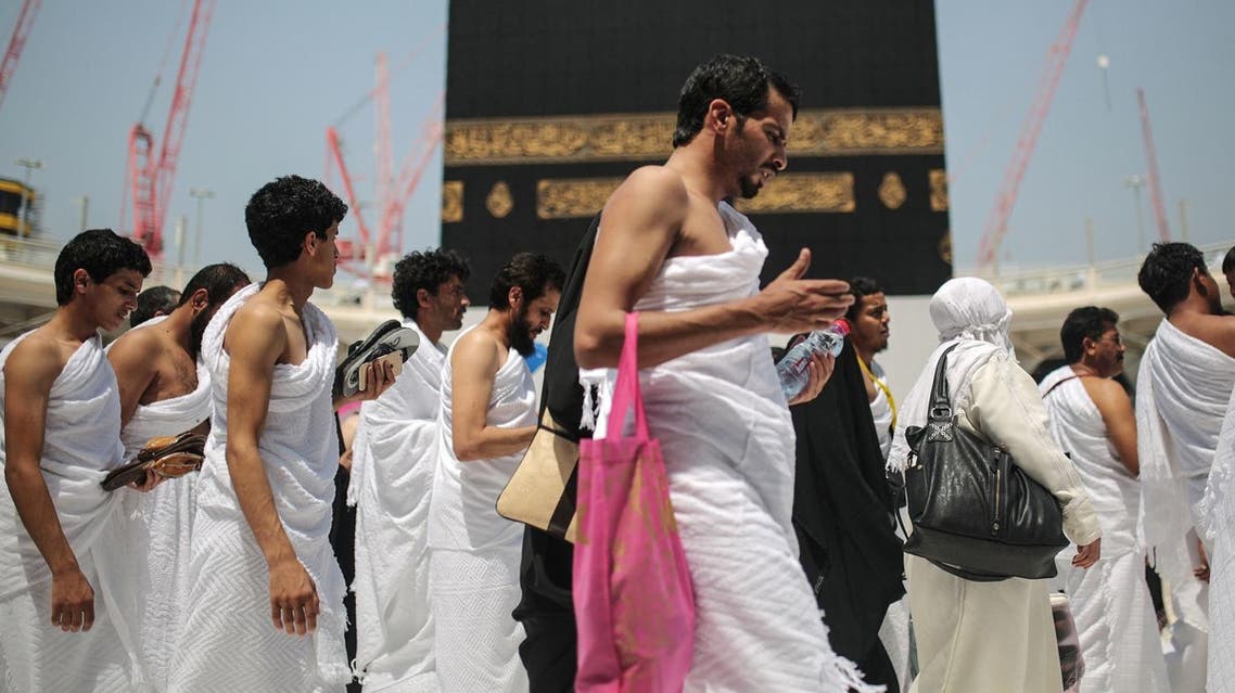 Muslim pilgrims circle the Kaaba, the cubic building at the Grand Mosque in the Muslim holy city of Mecca, Saudi Arabia, Tuesday, Sept. 22, 2015. AP