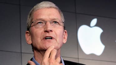  FILE - In this April 30, 2015, file photo, Apple CEO Tim Cook responds to a question during a news conference at IBM Watson headquarters, in New York. CEOs of major companies are taking stands about the results of the November 2016 U.S. election, a departure from the traditional model of not mixing politics with business that the major brands have long espoused. Cook is telling his employees to “keep moving forward.” (AP Photo/Richard Drew, File)