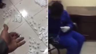 Shocking video shows cleaners handle medicines at Saudi pharmacy
