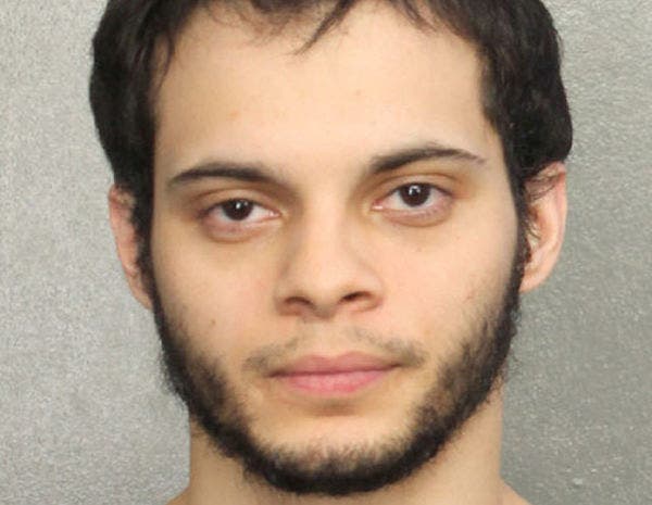 Esteban Santiago, is shown in this booking photo provided by the Broward County Sheriff's Office in Fort Lauderdale, Florida, January 7, 2017. (Reuters)