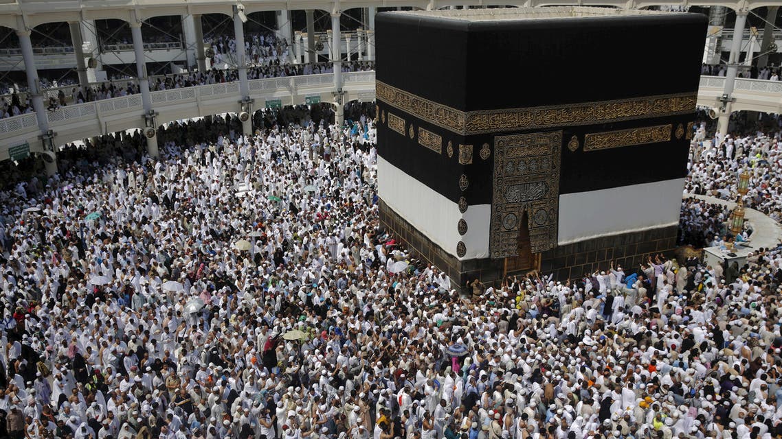 Muslim pilgrims pray around the holy Kaaba at the Grand Mosque ahead of the annual haj pilgrimage in Mecca September 21, 2015. REUTERS/Ahmad Masood