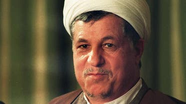 A photo taken 23 October 1989 shows Iranian President Ali Akbar Hachemi-Rafsandjani in his first year in office as President (Photo: Christophe Simon / AFP)