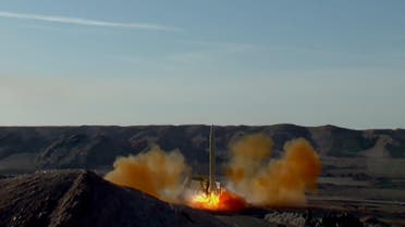 A handout picture released on March 8, 2016 by Sepah News, the online news site and public relations arm of Iran's Islamic Revolutionary Guard, shows a ballistic missile being launched. (AFP)