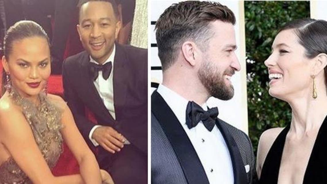 These celebrity pairs gave us #FashionGoals at the 74th Golden Globe Awards. (Instagram)
