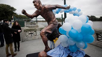 Lionel Messi statue vandalized