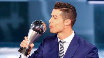Cristiano Ronaldo wins FIFA best player award for 4th time