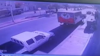 Graphic video: Man run over by speeding car in Saudi Arabia