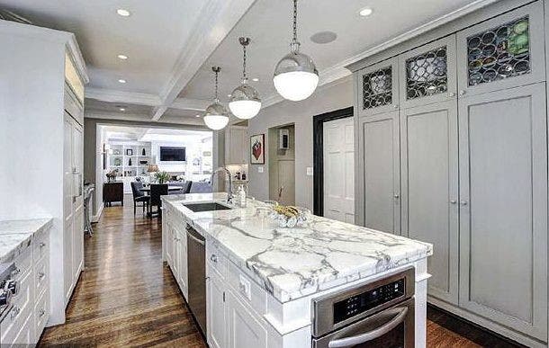 The kitchen.