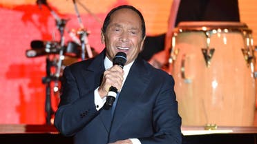 Paul Anka performs on stage at American Friends of Magen David Adom's Red Star Ball held at The Beverly Hilton on Thursday, Oct. 23, 2014, in Beverly Hills, Calif. ap