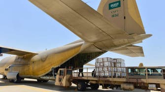Saudi relief agency arrives in Yemen’s Marib with 32 trucks of aid