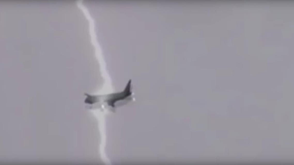 The Boeing 747 was Russian and had just left Moscow’s Vnukovo International Airport’s runway. (Screengrab)