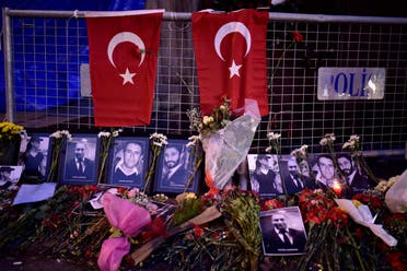 Flowers and pictures of the victims are placed near the entrance of Reina nightclub, which was attacked by a gunman, in Istanbul, Turkey January 2, 2017